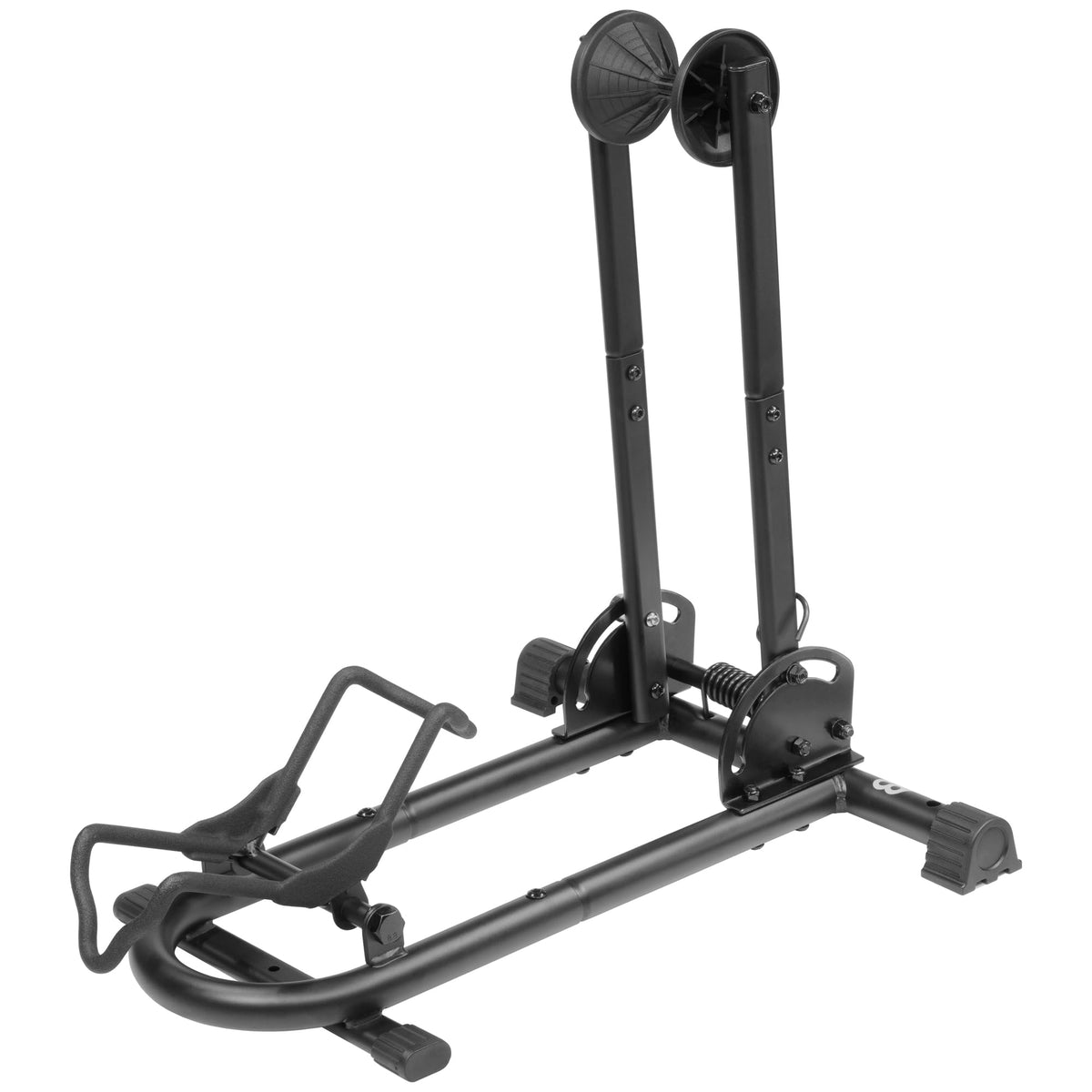 BikeHand Foldable Bike Stand front tilt for easy loading of heavy bikes.