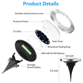 Biling easy-assembly solar lights install in minutes for instant ambiance