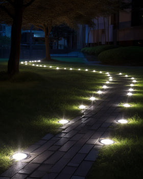 Biling solar ground lights waterproof for durable yard lighting