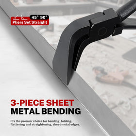 Bilitools black finish with red handles for a secure grip