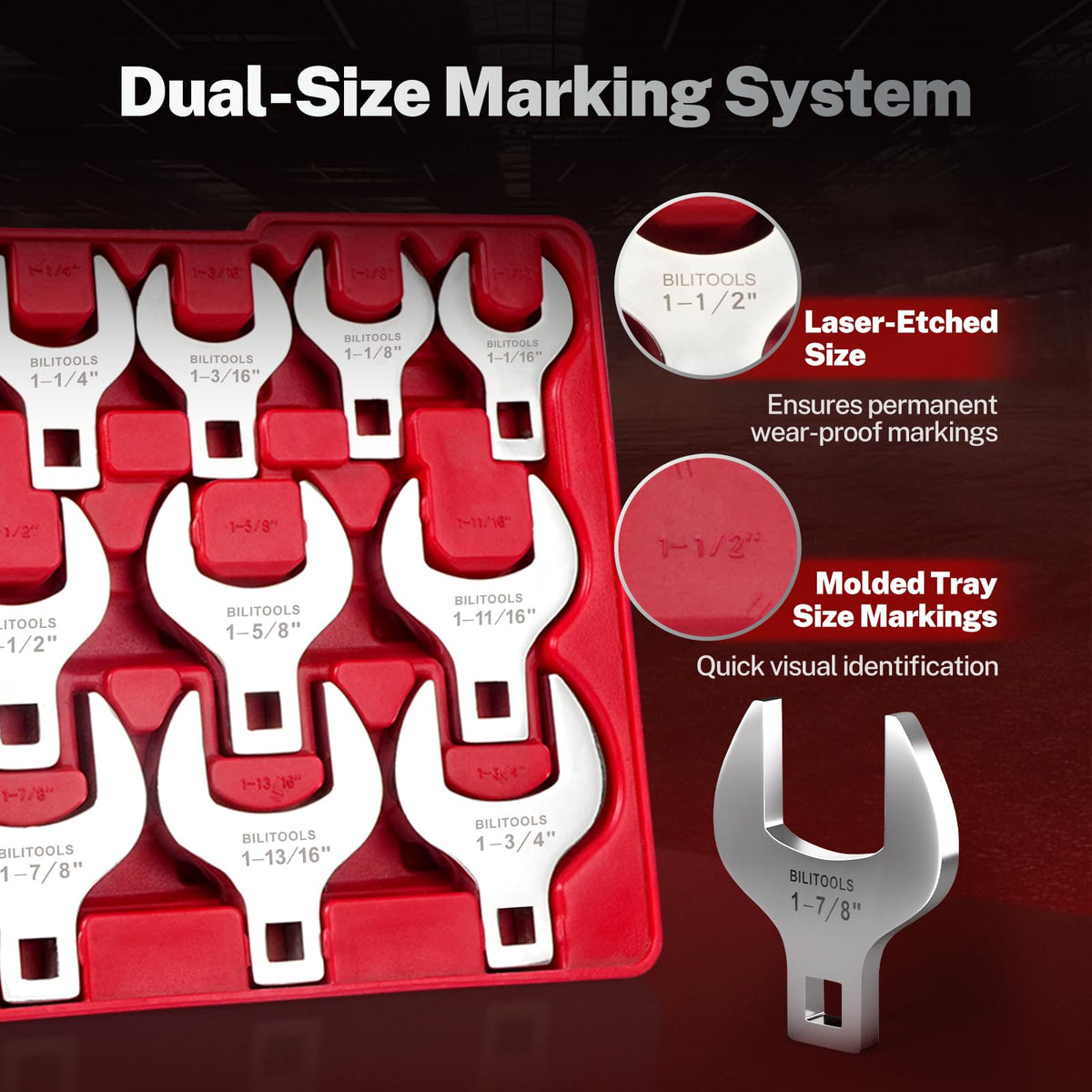 BILITOOLS flare-nut friendly crowfoot wrenches for HVAC tasks