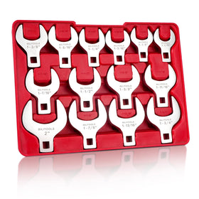 BILITOOLS jumbo crowfoot set reaching tight spaces with 1/2 in drive