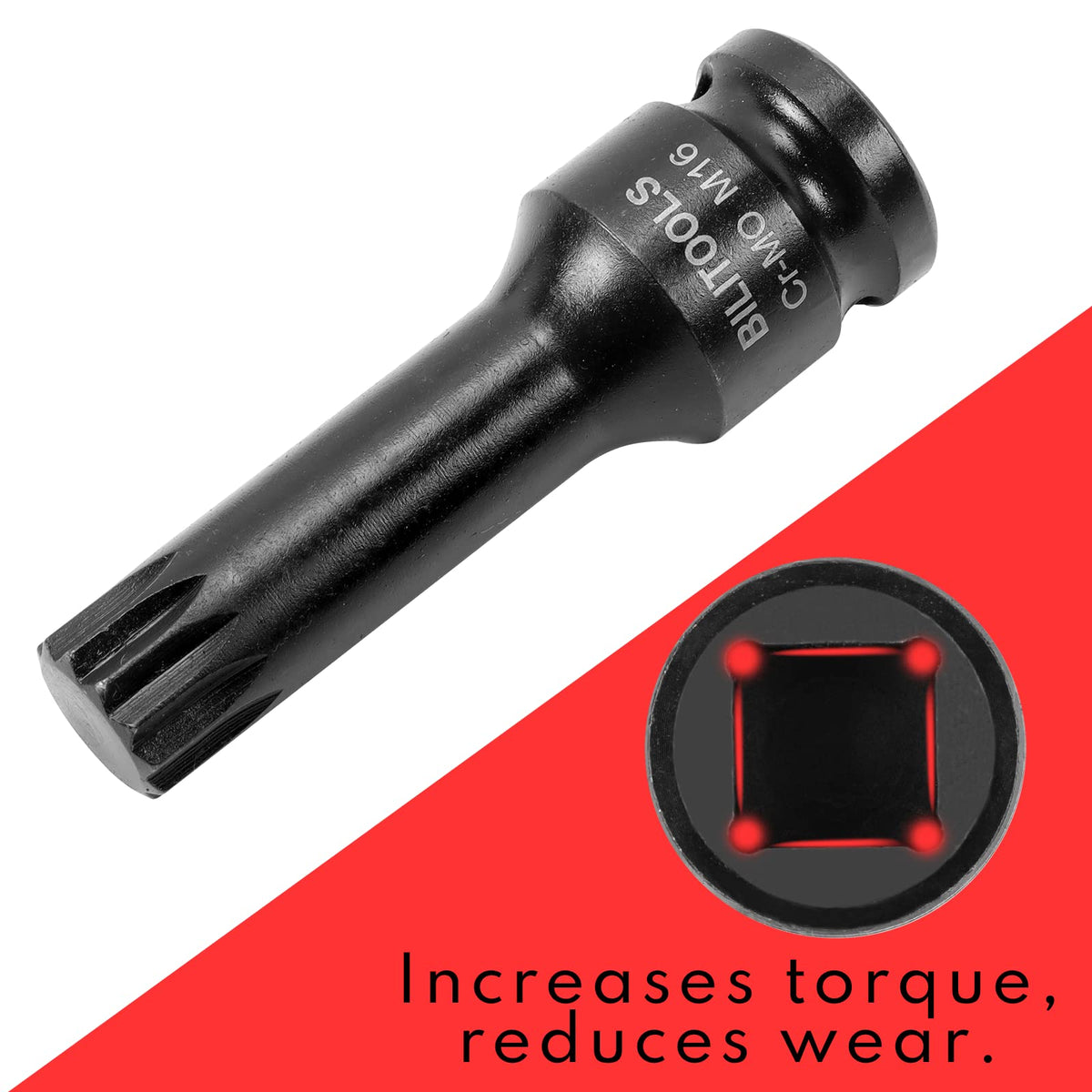 BILITOOLS oiled black oxide finish resists corrosion during heavy use