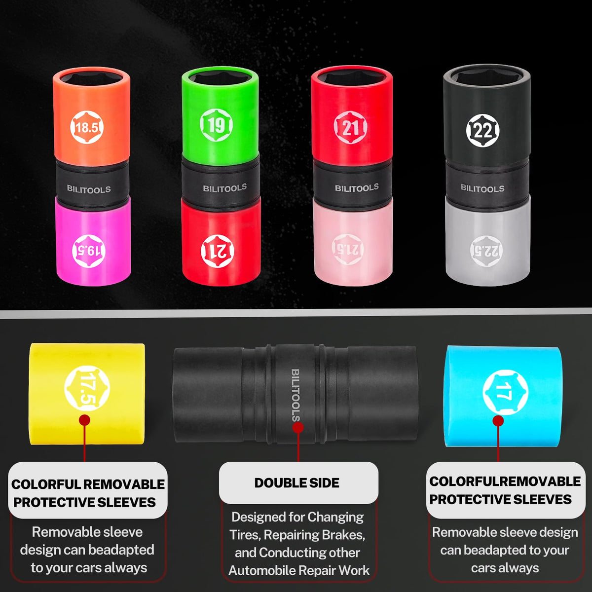 BILITOOLS black phosphate finish resists corrosion.