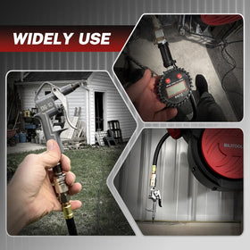 Bilitoools three-layer hybrid hose construction supports daily durability.