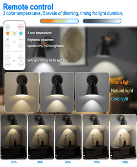 BIMEAN wall light includes auto timer for convenient evenings.