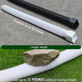 Binazon downspout adapter for secure 3x4 inch connection.