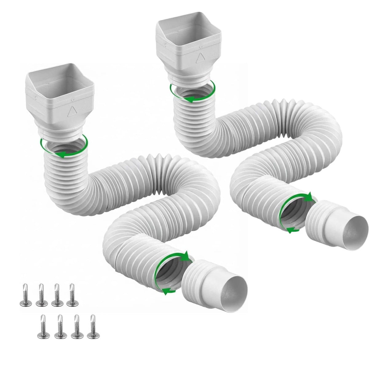 Binazon downspout extension 21-62in improves rainwater drainage around the home