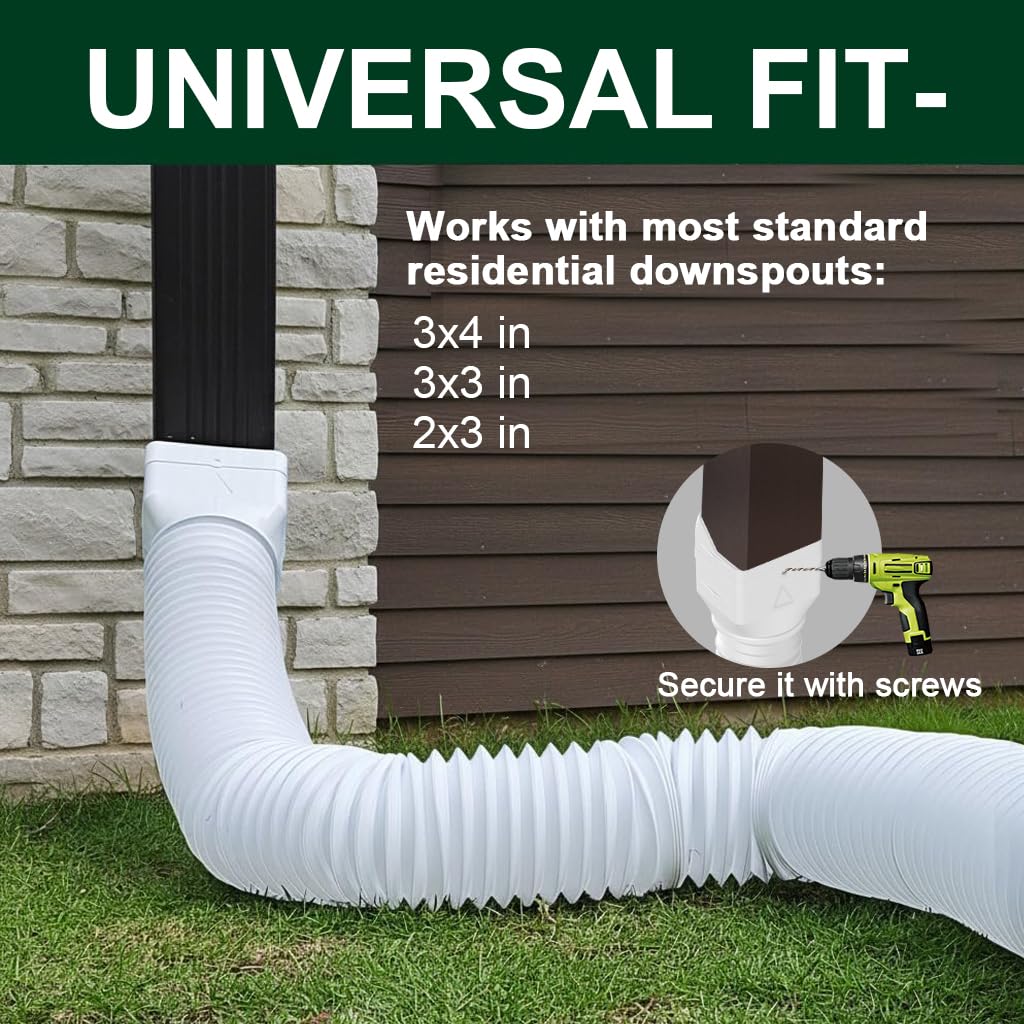 Binazon patented downspout extension shows durable, patent-backed construction