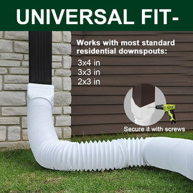 Binazon patented downspout extension shows durable, patent-backed construction