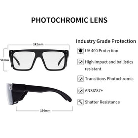 BINGKING ANSI Z87 safety standards compliance with side shields.