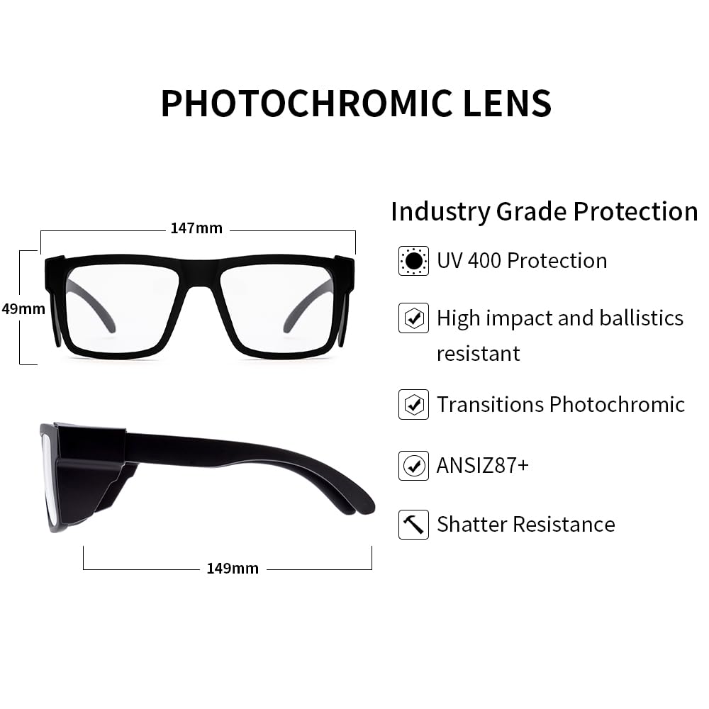BINGKING removable shield provides extra eye protection against wind and dust.