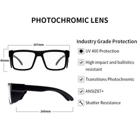 BINGKING removable shield provides extra eye protection against wind and dust.