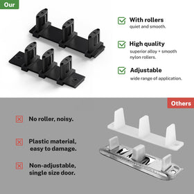 BINOTE aluminum alloy with black finish provides durable guidance