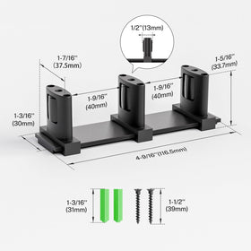 BINOTE packaging includes screws, anchors, and hex wrench