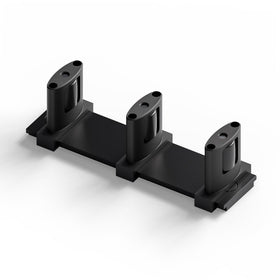 BINOTE sliding floor guide with 3-roller design for smooth double bypass doors