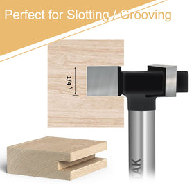 BINSTAK anti-kickback design router bit for safer, smoother operation on CNC