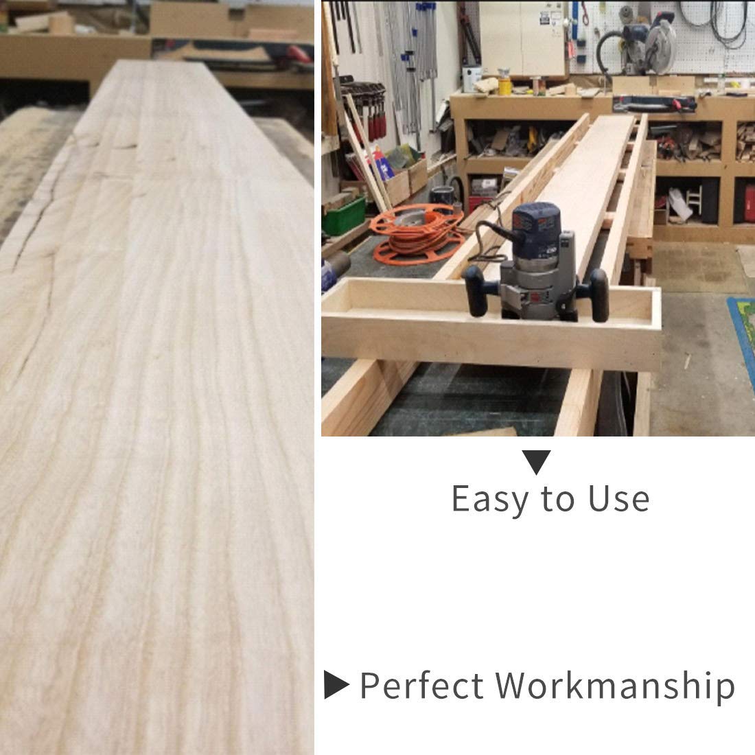 Binstak router bit compatible with CNC and handheld routers for versatile woodworking