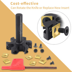 BINSTAK 1/2-inch shank router bit for precise woodworking tasks