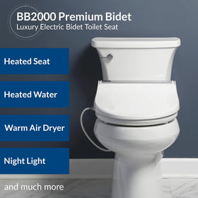 Bio Bidet BB2000 Bliss deodorizer keeps the bathroom feeling fresh after use.
