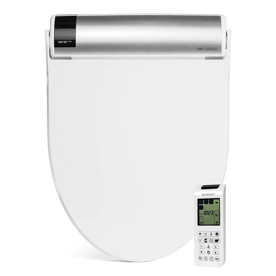 Bio Bidet BB2000 Bliss seat provides warm water wash for a spa-like cleanse.