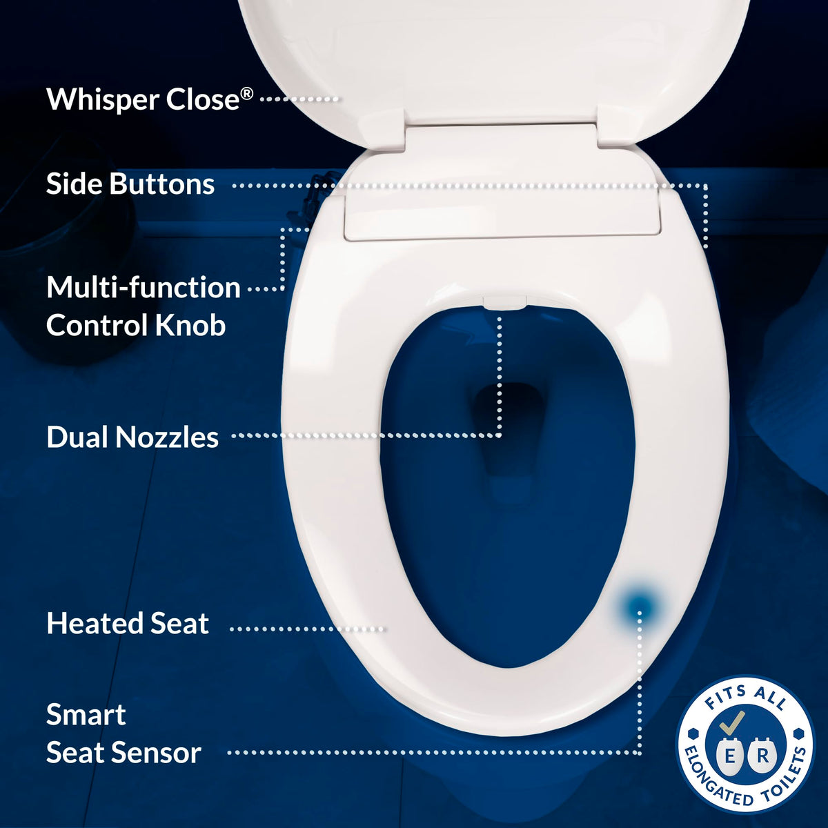 Bio Bidet BB550 air dryer for gentle post-wash drying