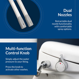Bio Bidet BB550 easy DIY installation, no plumber needed