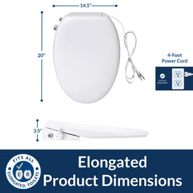 Bio Bidet BB550 night light guides nighttime bathroom visits