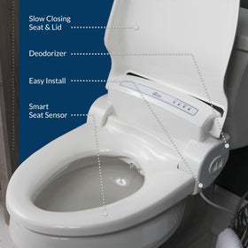 BB1000 heated seat adds comfort during chilly bathroom visits.