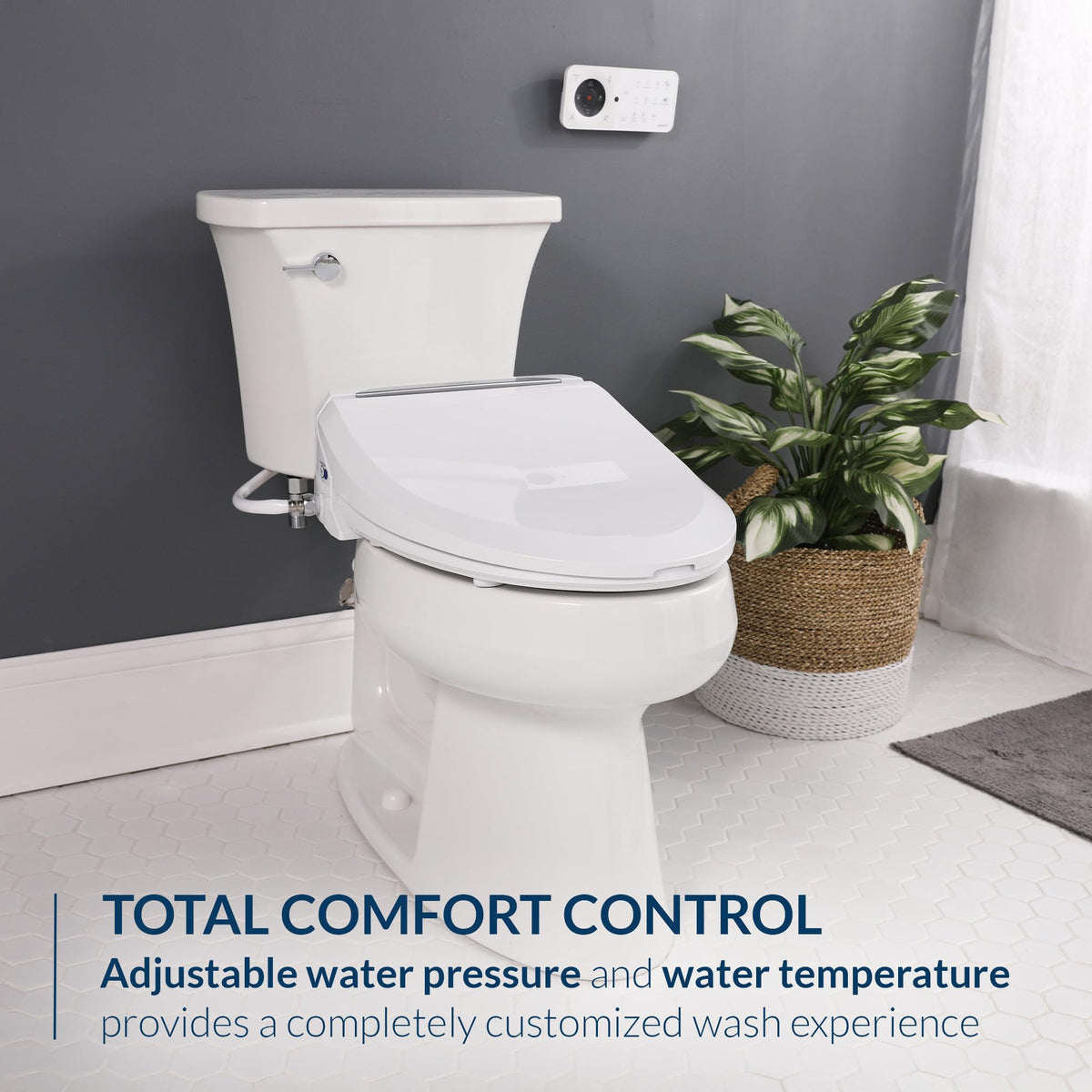 Bio Bidet USPA PRO built-in deodorizer and warm air dryer for freshness
