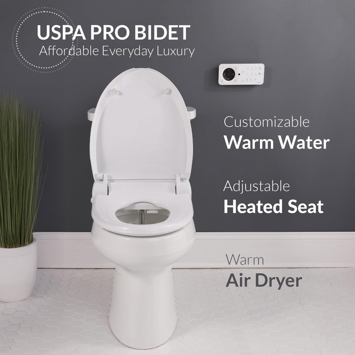 Bio Bidet USPA PRO front and back wash for a complete cleanse