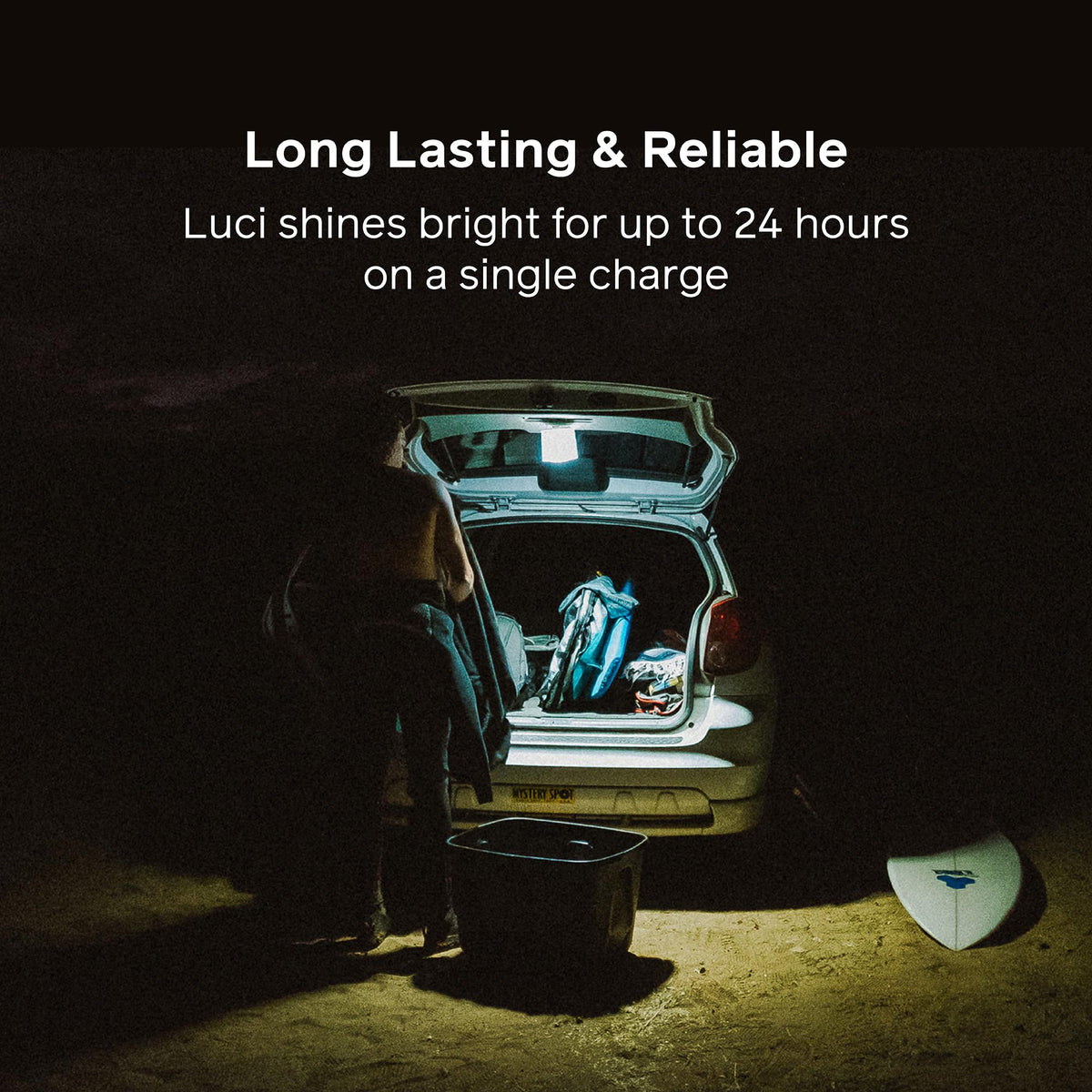 BioLite Luci Original ultra-lightweight compact carry for backpacking and travel.