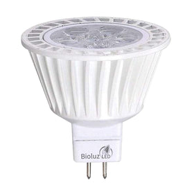 Bioluz LED MR16 7W pack shot showcases economical, low-heat lighting.