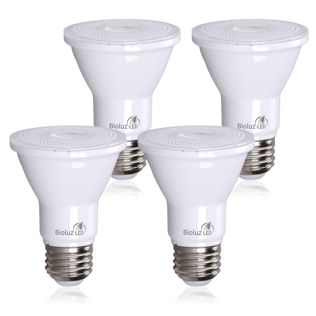 Bioluz LED PAR20 spotlight with 40-degree beam for targeted task lighting.
