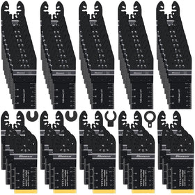 Bionso 120pcs oscillating blade kit for versatile wood and metal cutting
