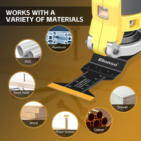 Bionso adapters included for wide compatibility with popular tools