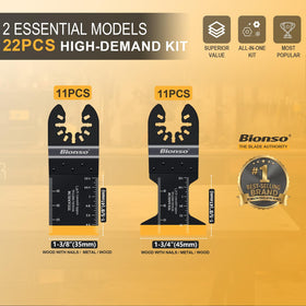 Bionso wood-metal-drywall cutting blade for versatile home projects
