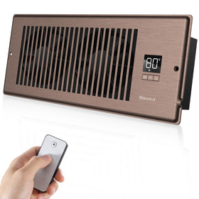 BIOWIND quiet register booster fan improves subtle airflow in living spaces