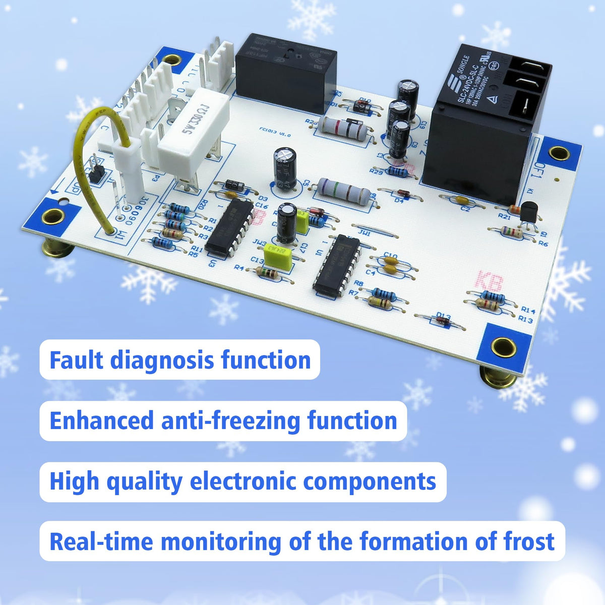 BIPIMIFI intelligent defrost management with real time frost sensing.