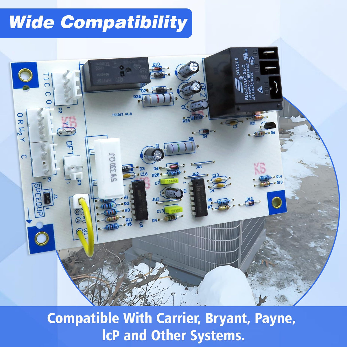 BIPIMIFI defrost timer installation wiring, quick integration with existing harness.