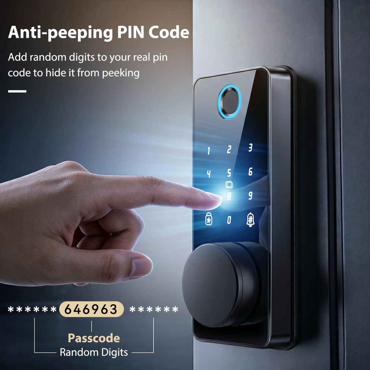 Biquole app-controlled lock enables remote access and monitoring.