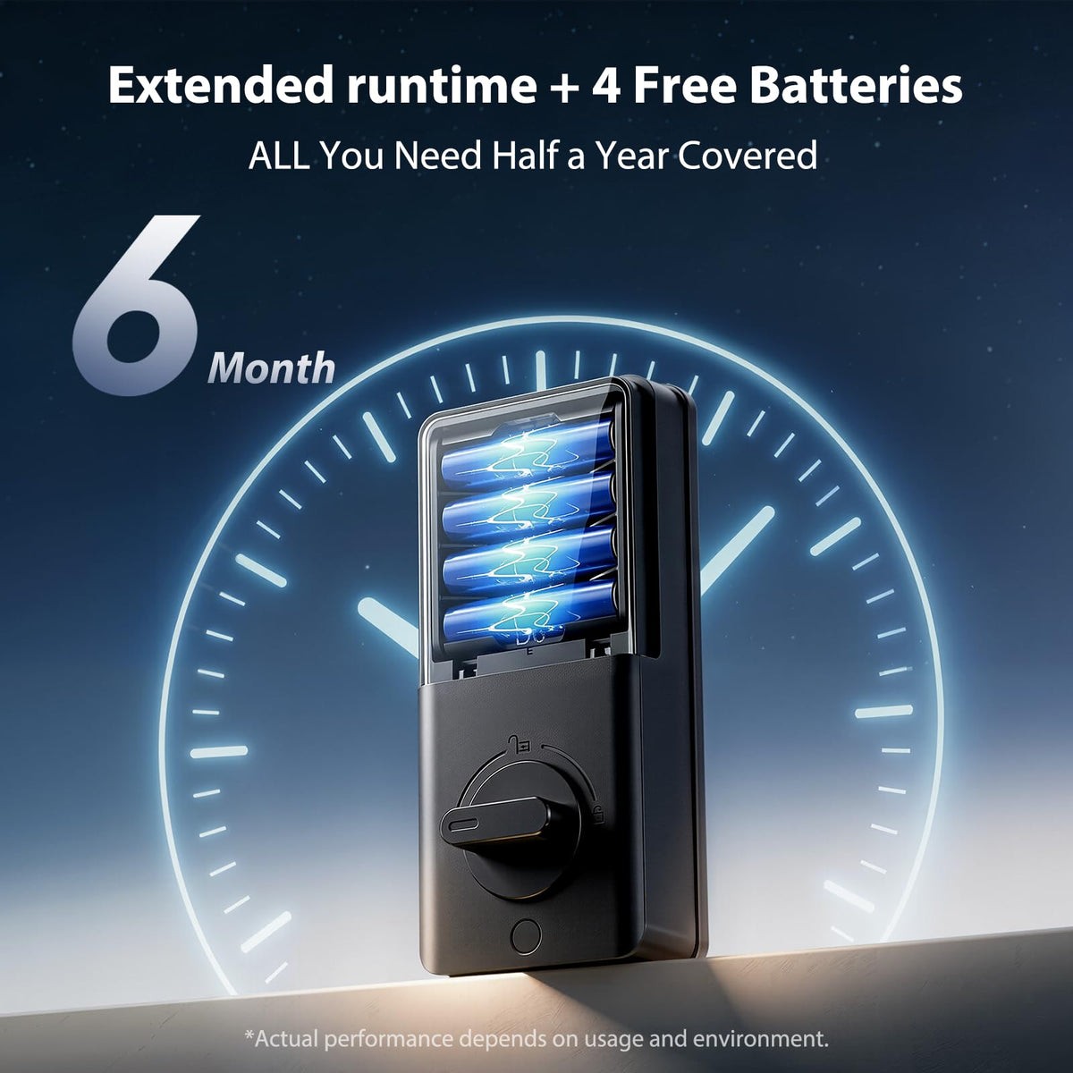 Biquole auto-lock feature provides hands-free security when you leave.