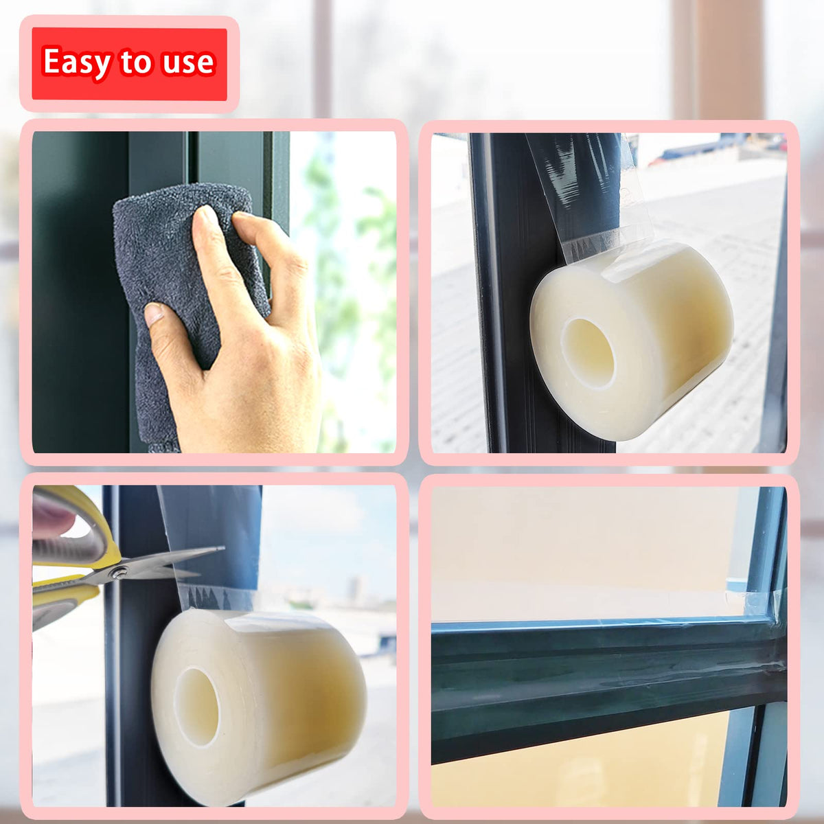 Birllaid sealing tape performs in cold conditions while keeping drafts at bay.