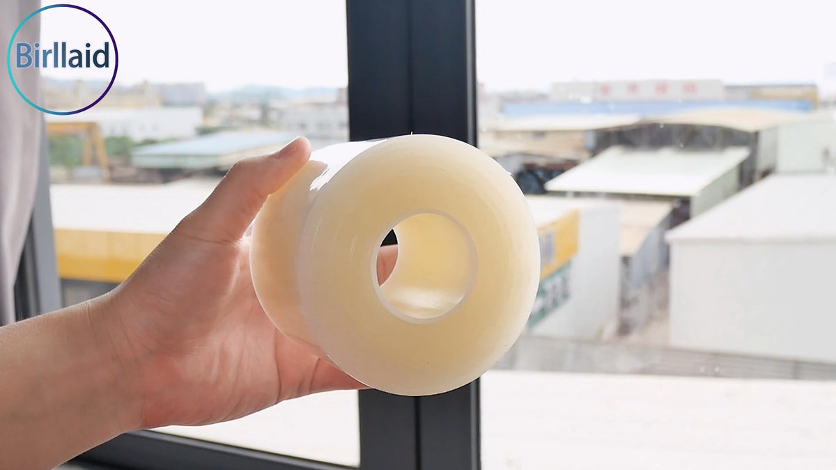 Birllaid tape is easy to apply and remove in spring without damage.