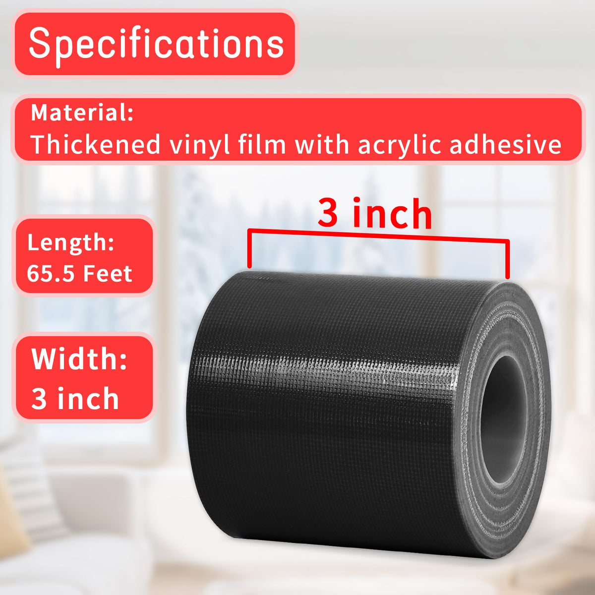 Birllaid insulation tape around air conditioner gaps improves airflow and energy efficiency