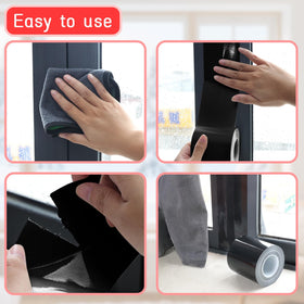 Birllaid window seal tape creates a durable barrier against drafts and noises