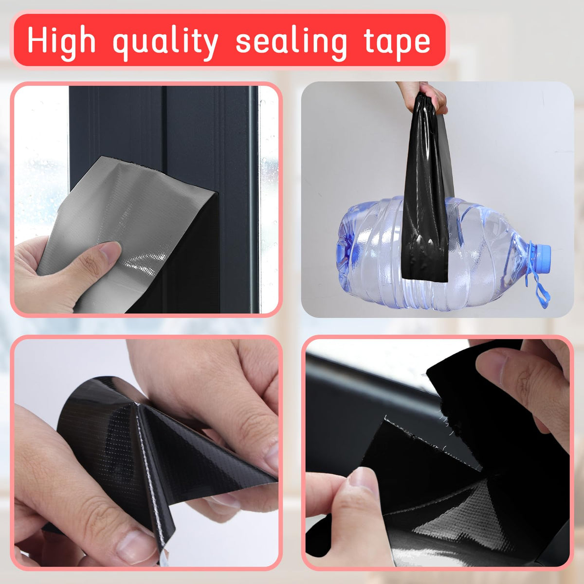 Birllaid waterproof seal tape forms a tight seal against wind and dust