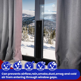 Birllaid weather sealing tape adheres firmly with a residue-free finish on window frames