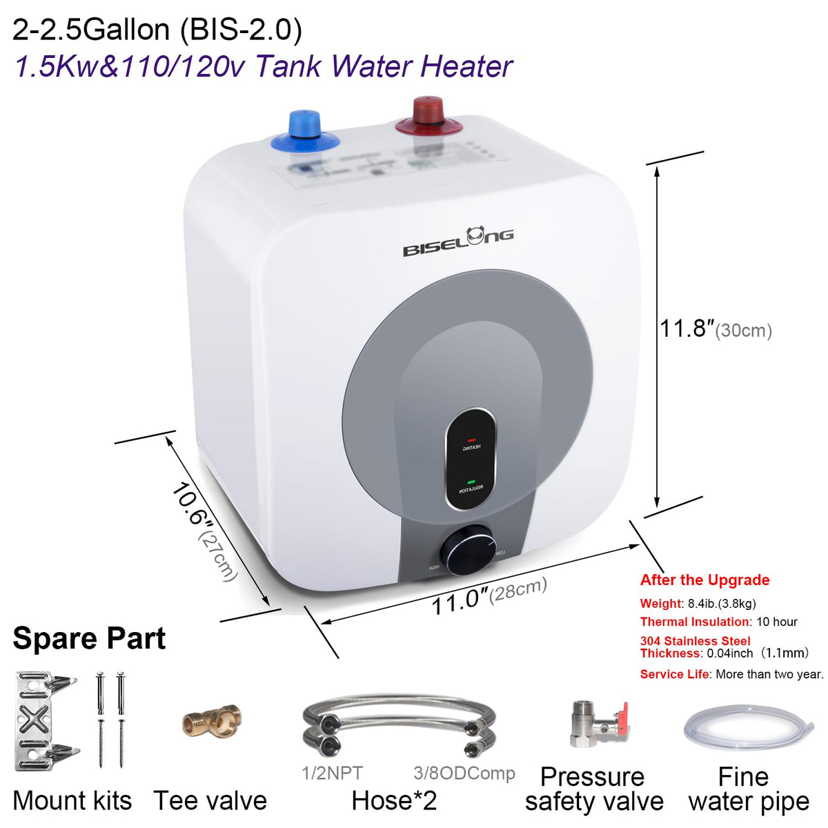 BISELONG energy-saving smart inverter maintains warmth efficiently.