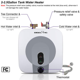 BISELONG rapid heat element delivers hot water quickly.